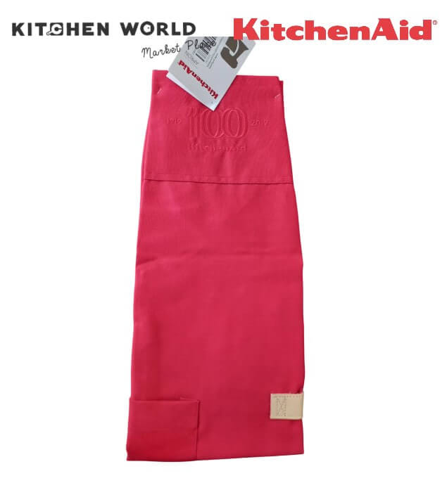 ผ้ากันเปื้อนทวิลคอตตอน 100% KITCHENAID AP009514WPKA สีแดง